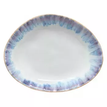 Тарелка овальная Costa Nova Brisa Ria Blue 20x15x2см