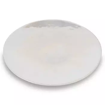 Тарелка салатная Yalos Metallica слоновая кость с перламутровым эффектом