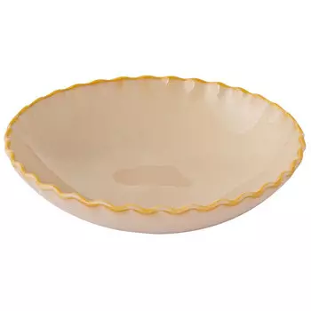 Тарелка суповая Easy Life Onde, цвет песочный