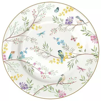 Тарелка закусочная Easy Life Birds Melody 19см