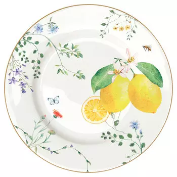 Тарелка закусочная Easy Life Цветы и лимоны