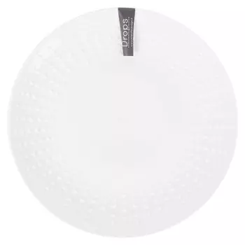 Тарелка закусочная Easy Life Drops white