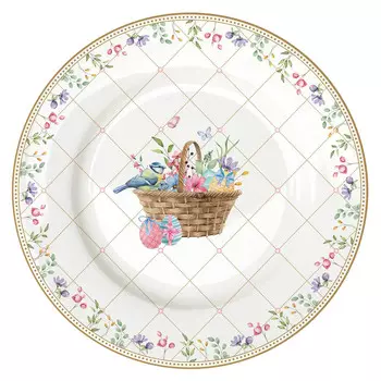 Тарелка закусочная Easy Life Spring Bloom Корзина с цветами