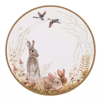 Тарелка закусочная Lefard Охота Кролики 20,5см