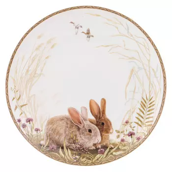 Тарелка закусочная Lefard Охота Кролики