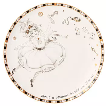 Тарелка закусочная Lefard Wonderland Алиса