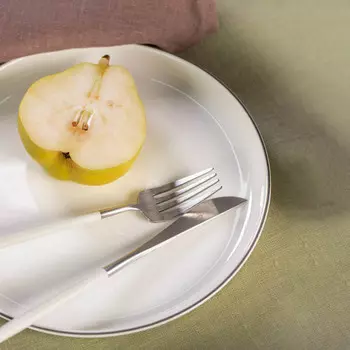 Тарелка закусочная VLR CONCEPT Экзо, цвет белый