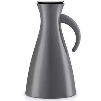 Термокувшин Vacuum 1 л высокий серый