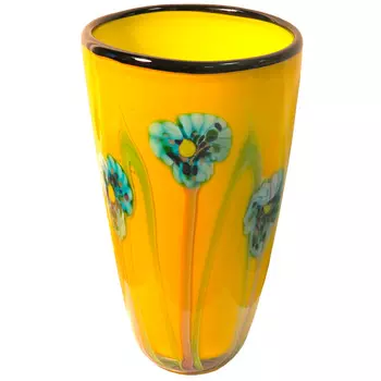 Ваза Art Glass Ирисы