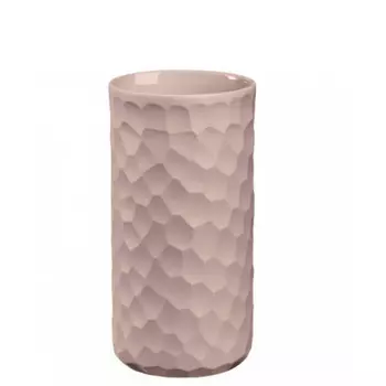 Ваза Asa Selection Carve 16см, цвет розовый