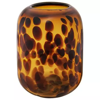 Ваза декоративная Вещицы из цветного стекла 22см