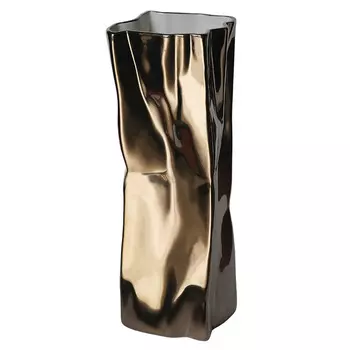 Ваза Esse 26см, бронзовый металлик