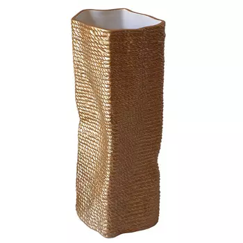 Ваза Esse 26см, цвет золотой матовый (соломка)