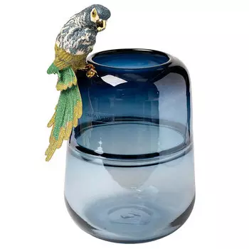 Ваза Garda Decor с попугаем 19x17x30см