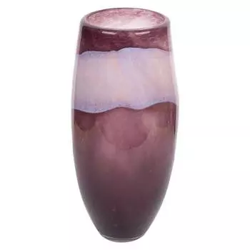 Ваза гутной работы из цветного стекла Zapel Ивица