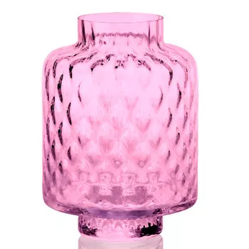 Ваза IVV XYZ 21см, цвет розовый
