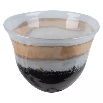 Ваза из цветного стекла Zapel Гилюй малая