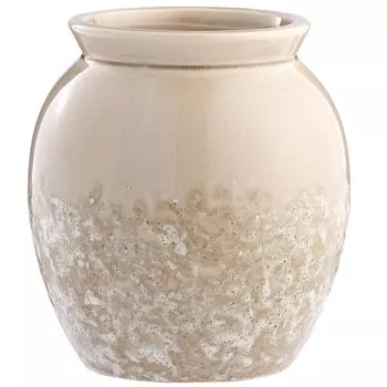 Ваза Lene Bjerre Clary 15,5x14см, цвет кремовый