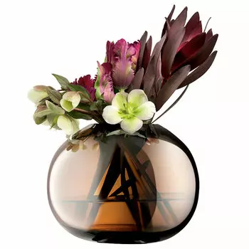 Ваза LSA International Signature Epoque 13,5см, янтарь