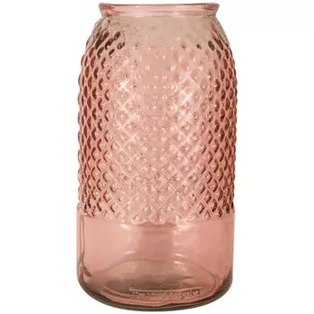Ваза San Miguel Diamante 28см, цвет розовый
