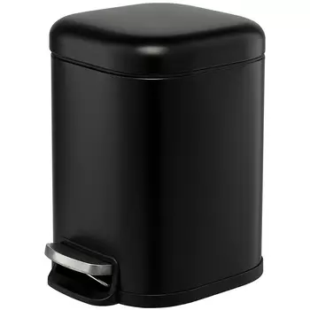 Ведро мусорное с педалью Smart Solutions 6л, графит