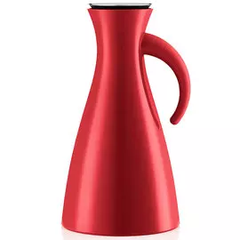 Высокий термокувшин Vacuum 1 л красный