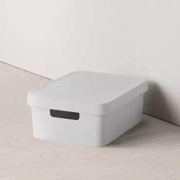 Ящик для хранения 11л Ambient Folk, светло-серый