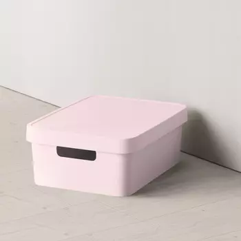 Ящик для хранения 11л Ambient Folk, светло-розовый