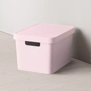 Ящик для хранения 17л Ambient Folk, светло-розовый