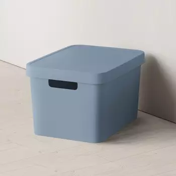 Ящик для хранения Ambient Folk 17л, серо-голубой