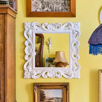 Зеркало Moroshka Iris, цвет белый