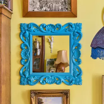 Зеркало Moroshka Iris, цвет голубой