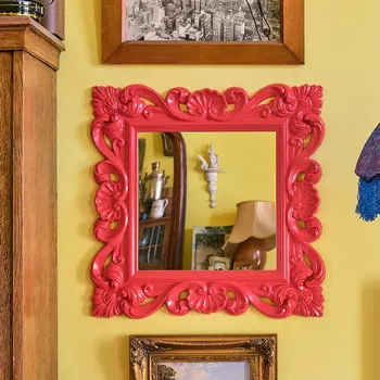 Зеркало Moroshka Iris, цвет красный