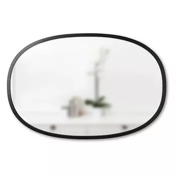 Зеркало овальное Umbra Hub, цвет черный