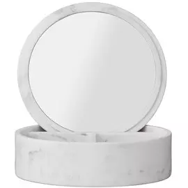 Зеркало с подставкой Lene Bjerre Marmia 15x14x5см, цвет мраморный