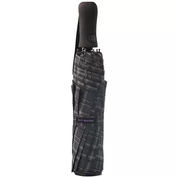 Зонт мужской автомат Henry Backer клетка на сером