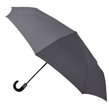 Зонт мужской автомат Henry Backer ромбы на сером