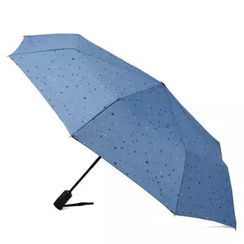 Зонт женский автомат Henry Backer Звёзды на голубом