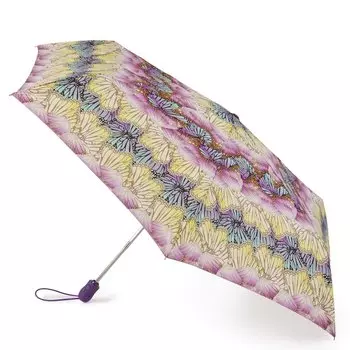 Зонт женский Fulton ButterflyOmbre купол 95см, фиолетовый