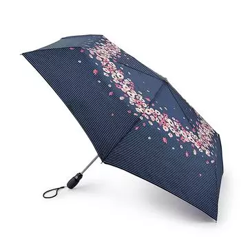 Зонт женский Fulton Flowers&amp;Stripes купол 93см, синий