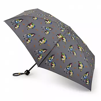 Зонт женский Fulton Prince&amp;Chico купол 94см, серый