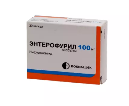 энтерофурил 100 мг 30 капс