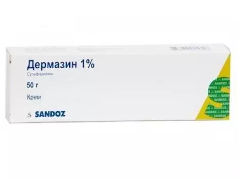 дермазин крем 1% 50 г