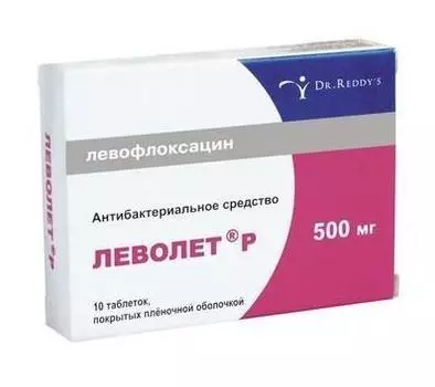 леволет р 500 мг 10 табл
