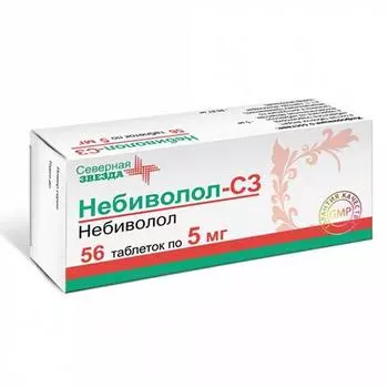 небиволол-сз 5 мг 56 табл