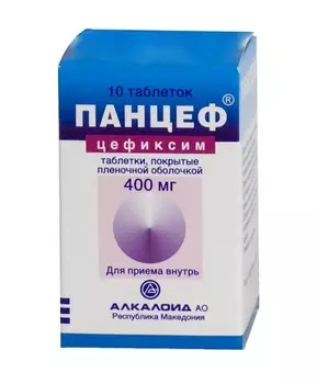 панцеф 400 мг 10 табл