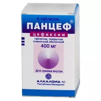 панцеф 400 мг 6 табл