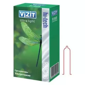презервативы визит хай-тек ультратонкие N12