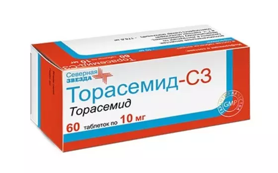 торасемид-сз 10 мг 60 табл