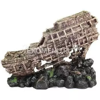 551 Грот Декси - Корабль 50*10*40 см, односторонний декоративный элемент